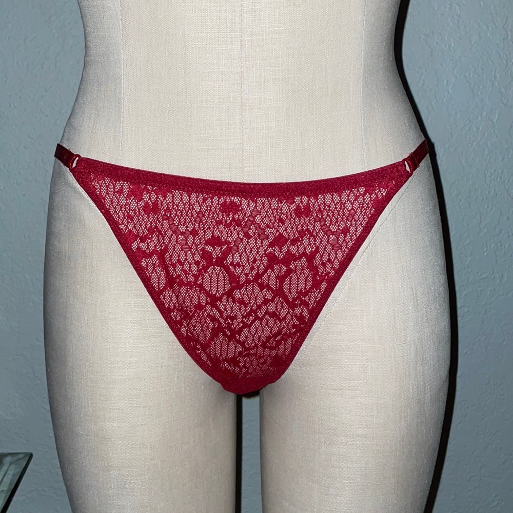 Lace panties color is berry electric medium for size